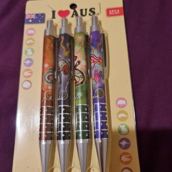 I ❤ AUS Souvenir Pens - Picture 1 of 2